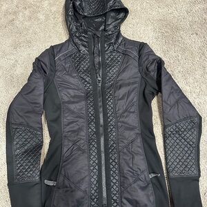 Women's Athleta Black Quilted Jacket XXS
